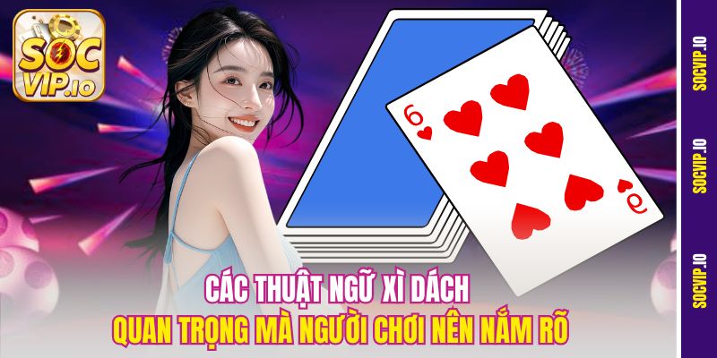 Hướng Dẫn Chơi Xì Dách Với Nhà Cái Hiệu Quả Tại Socvip 2 Các thuật ngữ xì dách quan trọng mà người chơi nên nắm rõ