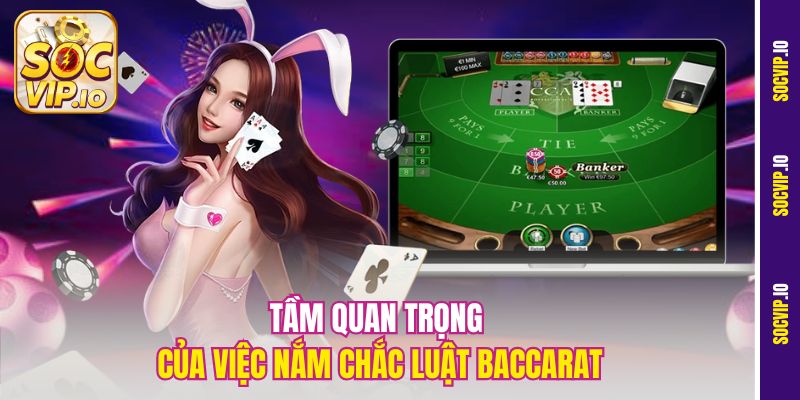 Luật Chơi Baccarat Cơ Bản Tại Socvip Cho Người Mới Bắt Đầu 1 Tầm quan trọng của việc nắm chắc luật Baccarat